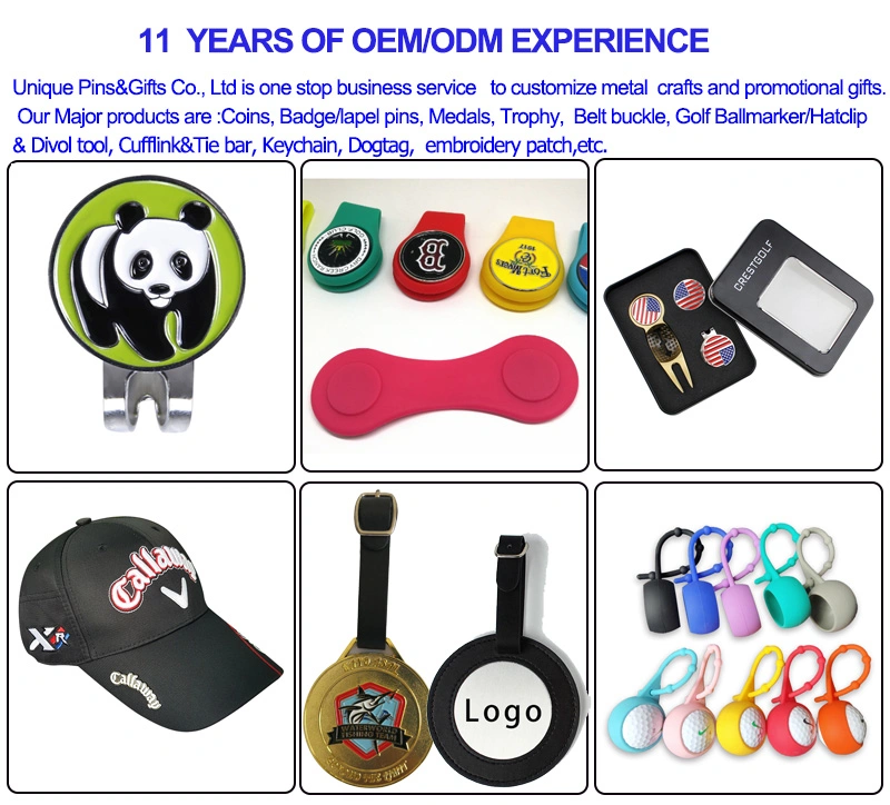 Custom Golf Accessories Ballmarker +Divot Tool in Set for Promotional Gifts, Golf Club Souvenir Gift Divot Tool +Ballmarker